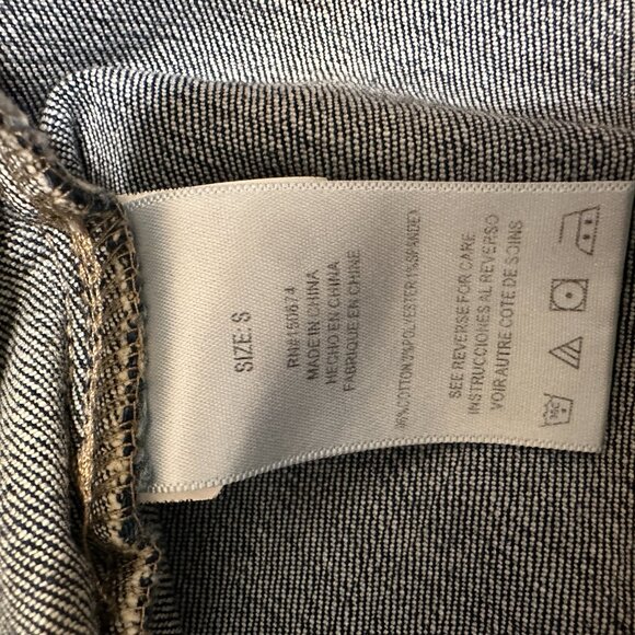 Wash Lab Color Block Denim Dress - Picture 6 of 7